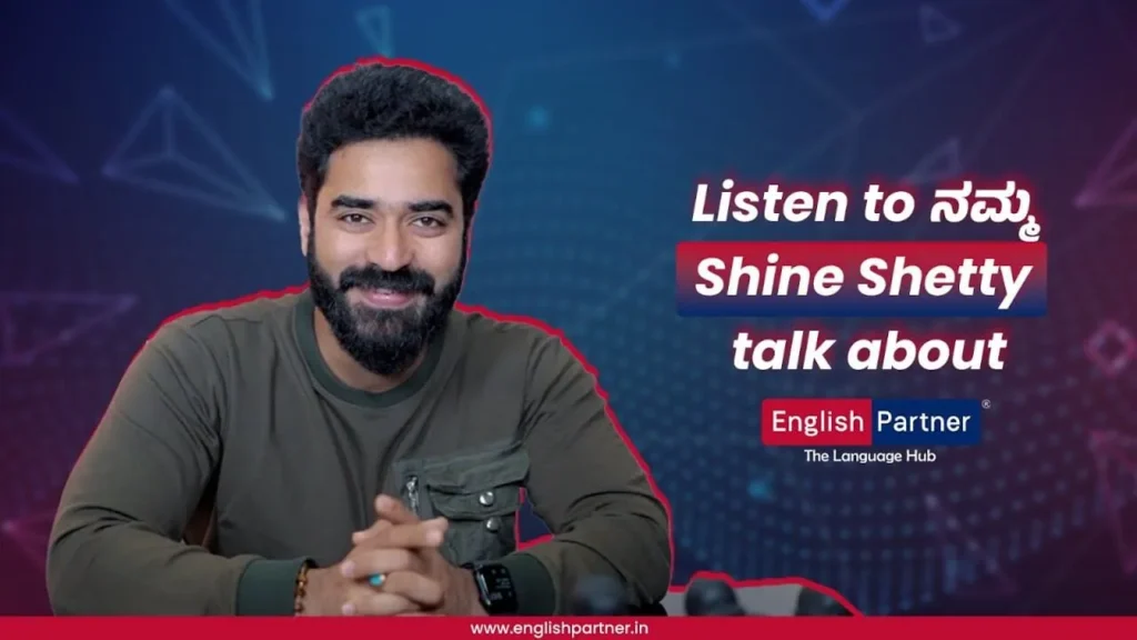 shine sheety talk about english partner