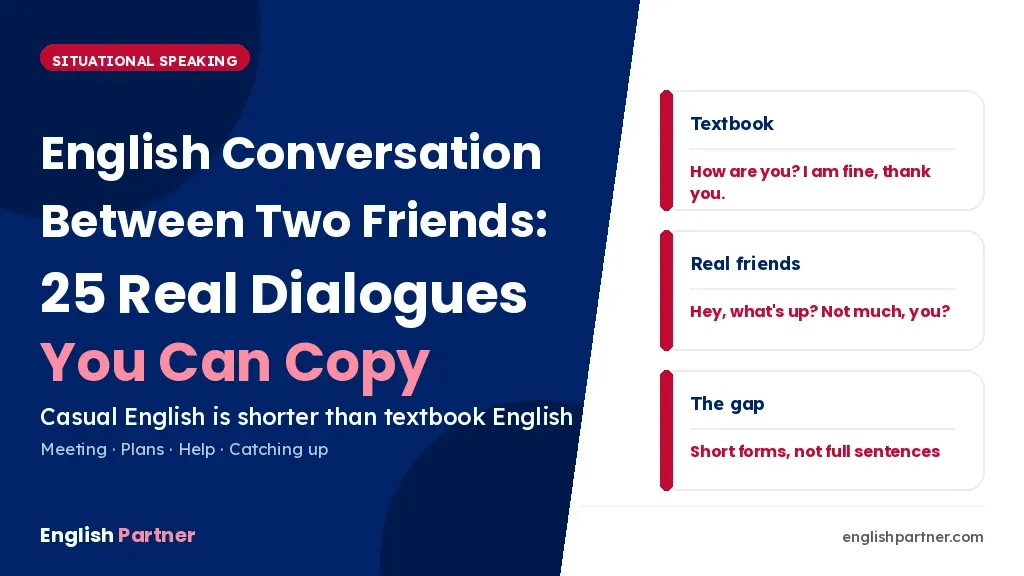 English conversation between two friends – 25 real dialogues with Tamil meaning