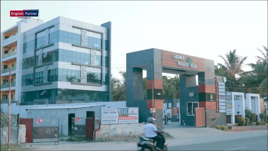 The English Partner team at work in the Coimbatore office